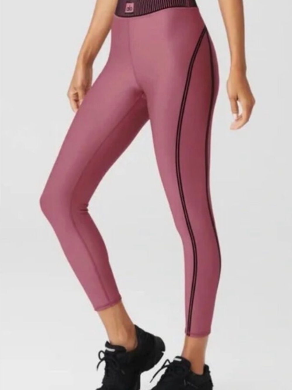 Alo Yoga Airlift High Waist  Line Up Leggings 7/8 Mars Clay Size S